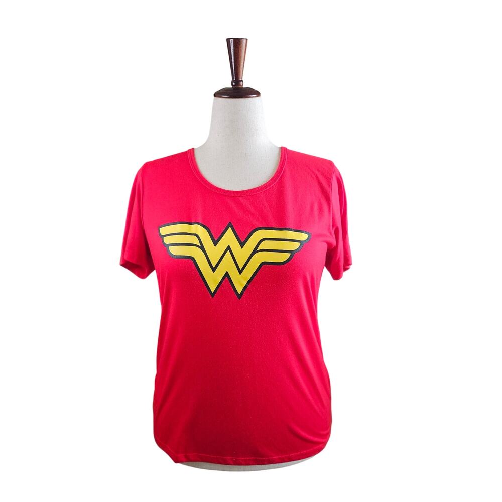 DC Comics Originals Wonder Woman Cape T-Shirt Women's Xl Red Blue Stars 2016